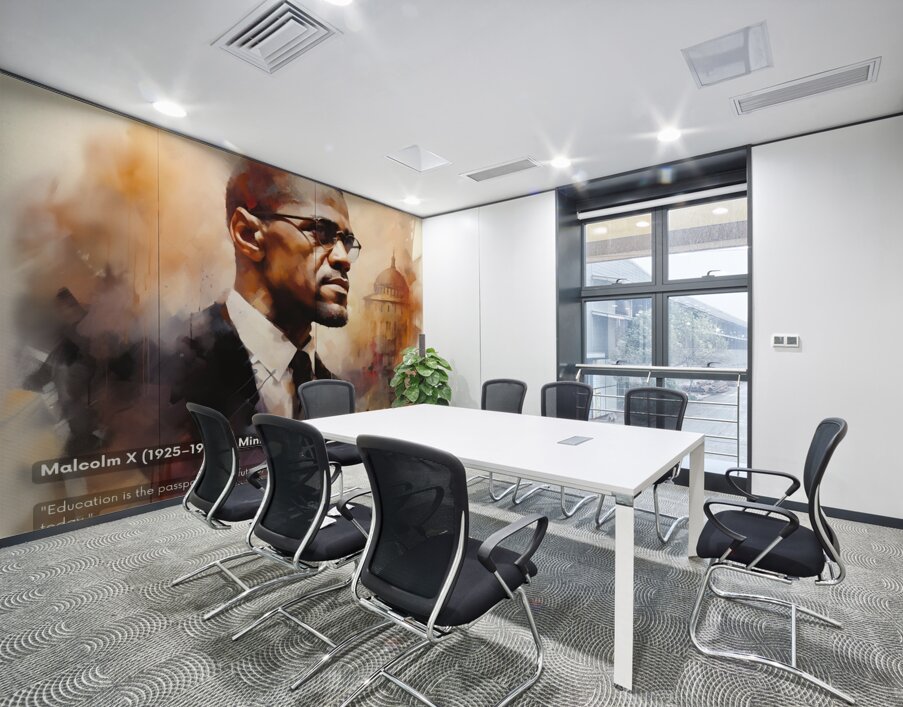 Malcolm X Wall Printing