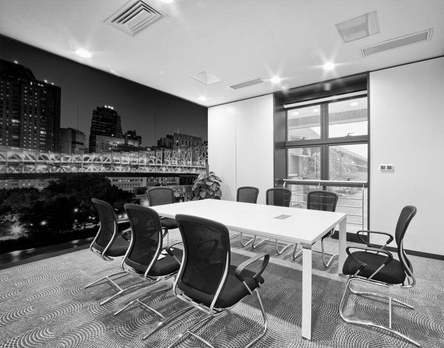 queensboro bridge at night  panoramic 1489 Queens Wall Printing