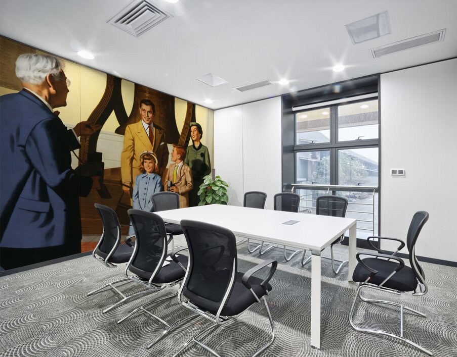 1955 philadelphia railroad train poster Wall Printing