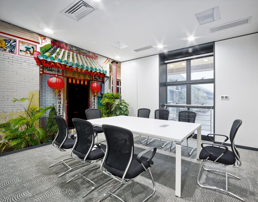 HK Island-RE - The Old Temple 08 Wall Printing