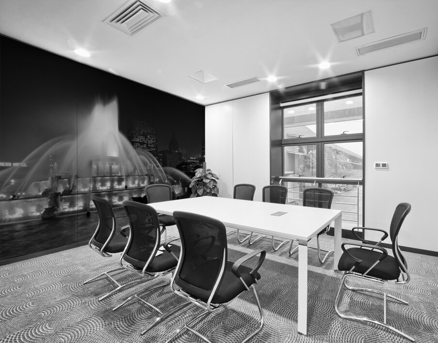 buckingham fountain at night grant park  square 5 Wall Printing