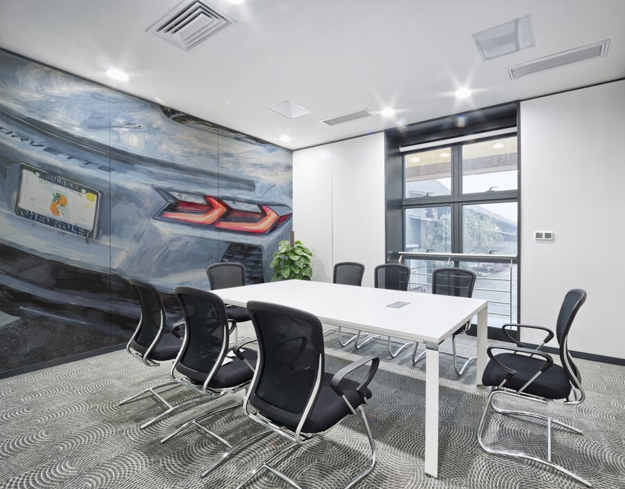 2024 Sea Wolf Gray Corvette R X 11 Wall Printing