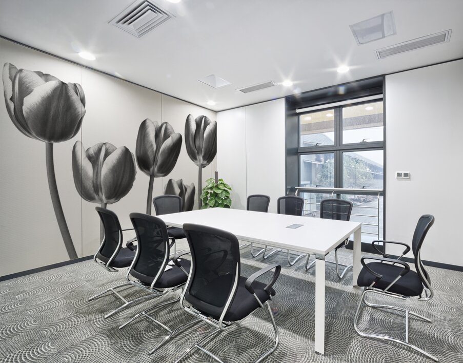 Fresh and Beautiful Tulips Wall Printing