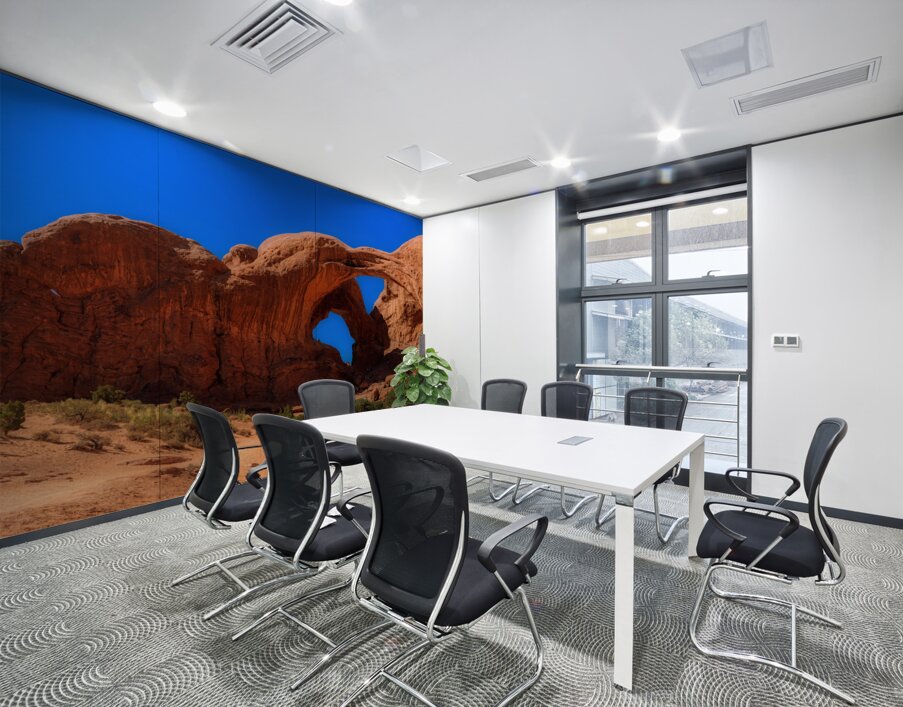 Sublime Marvel: Double Arch Majesty in Arches National Park Wall Printing