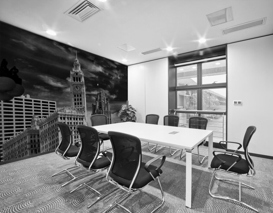 wrigley building tribune building wacker drive  p Wall Printing