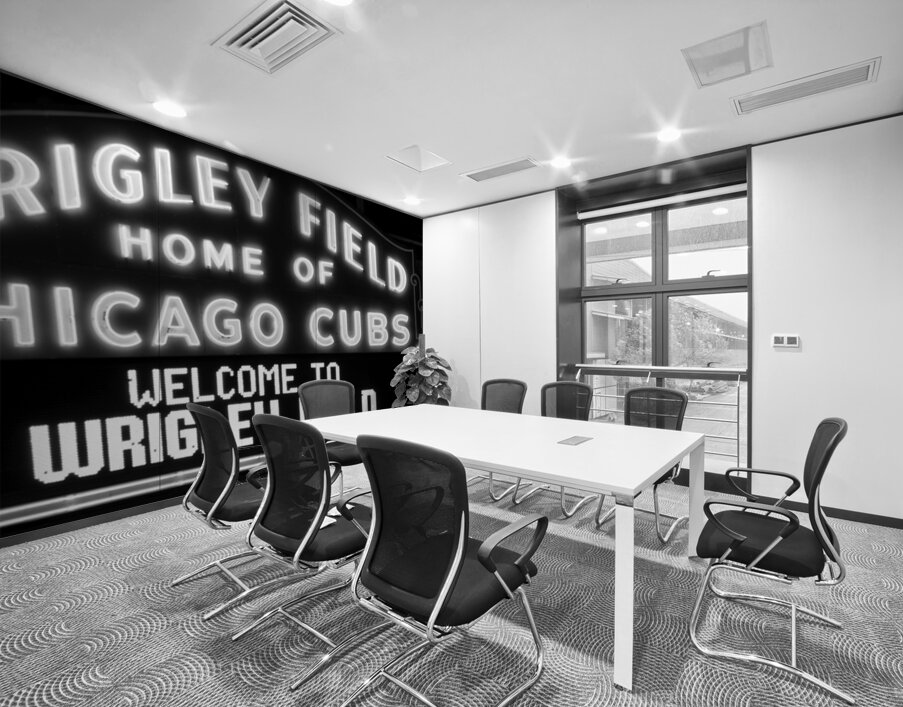 wrigley field home of chicago cubs  panoramic 64 Wall Printing