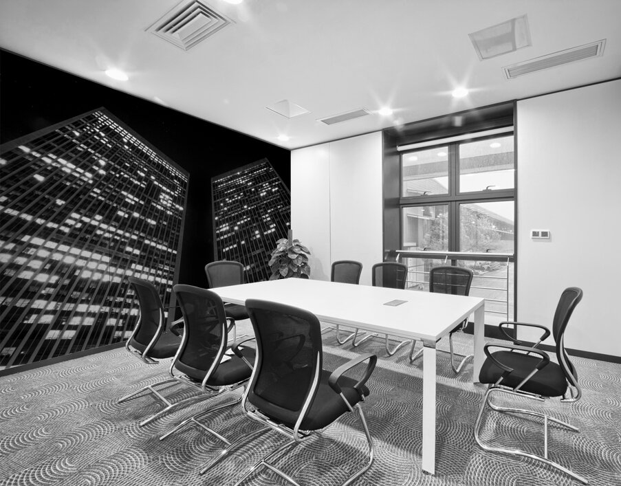 century city towers at night  horizontal 2591 Cen Wall Printing