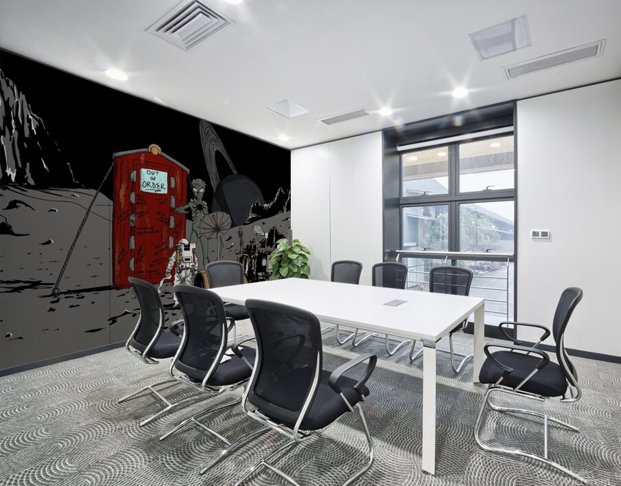 Final Warning Wall Printing