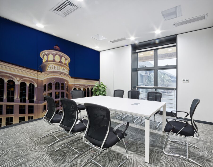 Bellagio Casino at Dusk   Las Vegas NV DSC06899.j Wall Printing