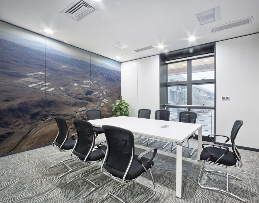 Aerial Tahoe Reno Industrial Center in Fall 2023 Wall Printing