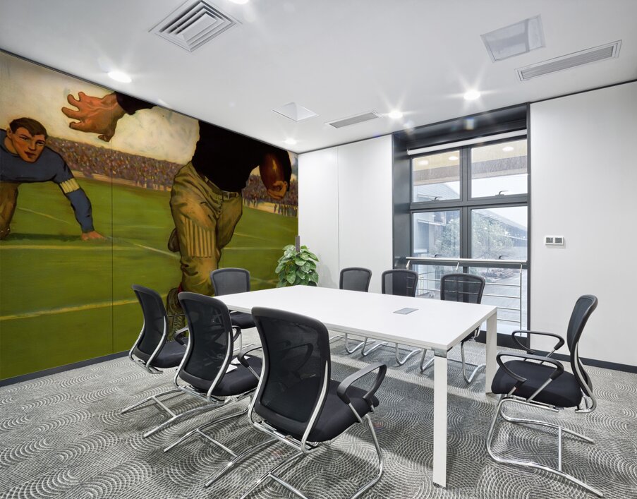 1910 In the Clear Football Art Wall Printing