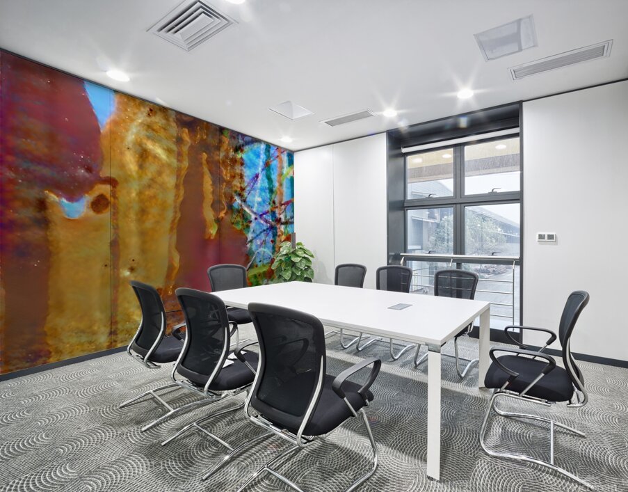 colour strip closeup Wall Printing