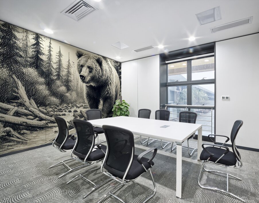 grizzly bear dangerous Wall Printing