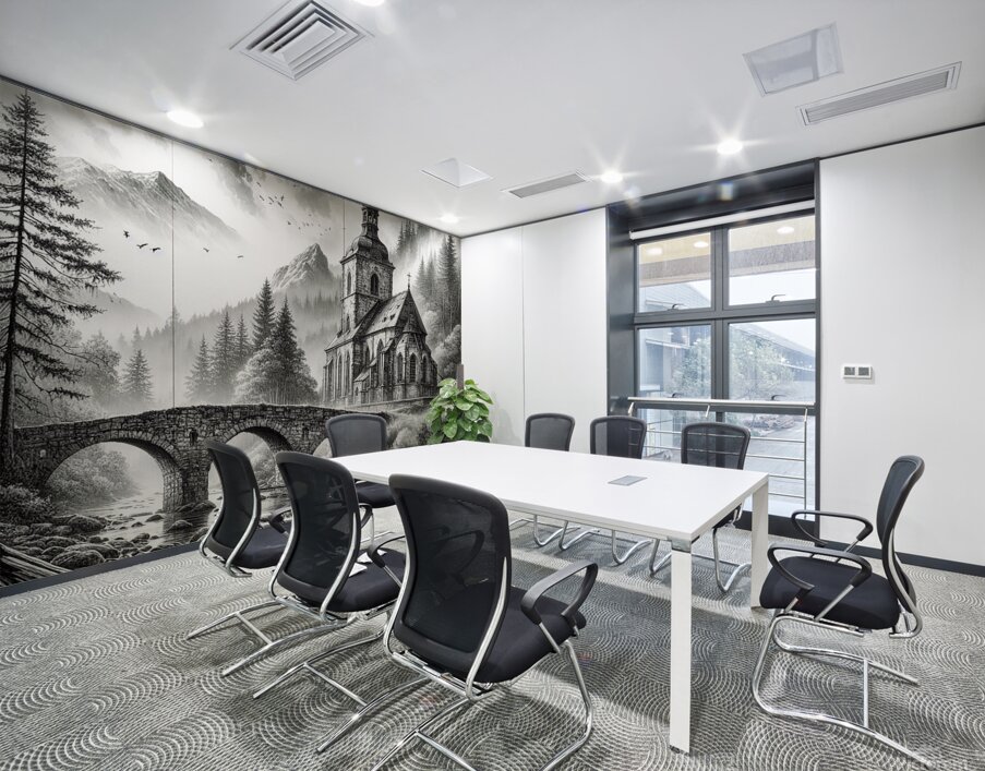 church bridge Wall Printing