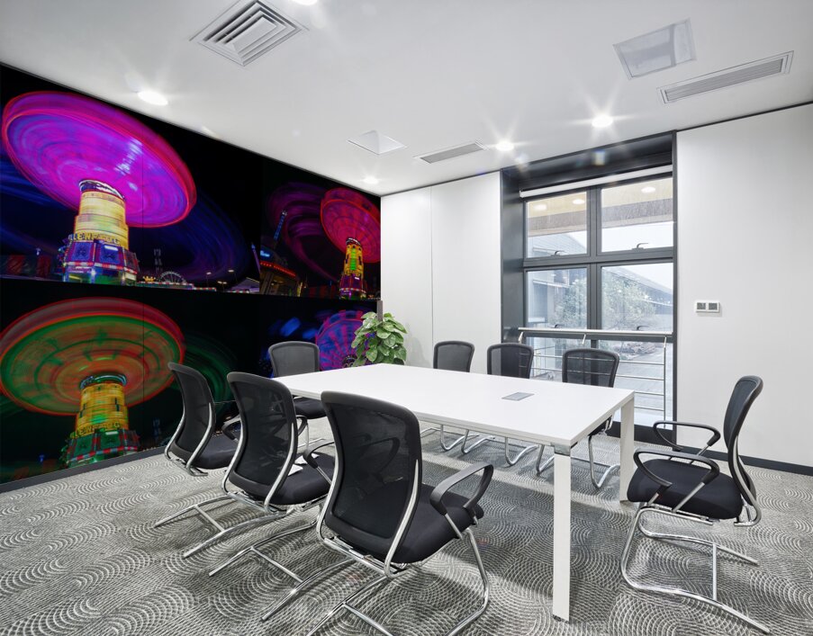 You Spin Me Right Round Wall Printing