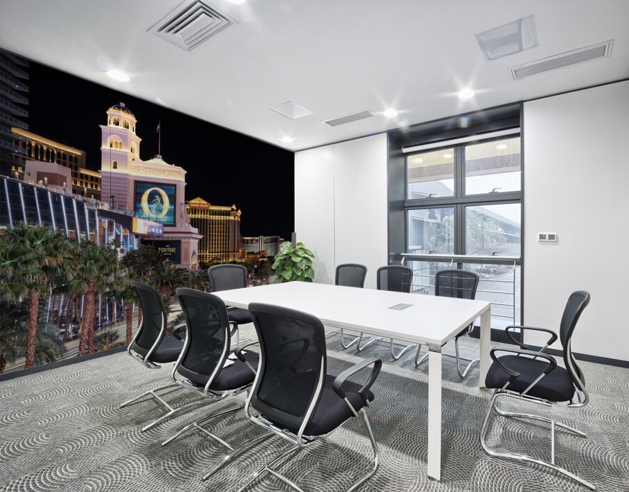 Las Vegas Blvd at Night   Las Vegas NV DSC06956.j Wall Printing