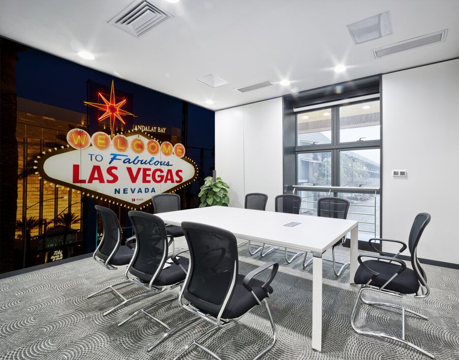 Las Vegas Sign at Dusk DSC01633 Wall Printing