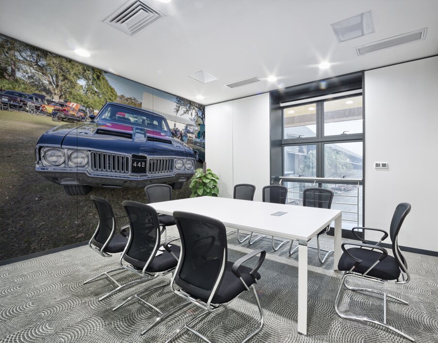 1970 Black Oldsmobile 442 W30 X 19 Wall Printing