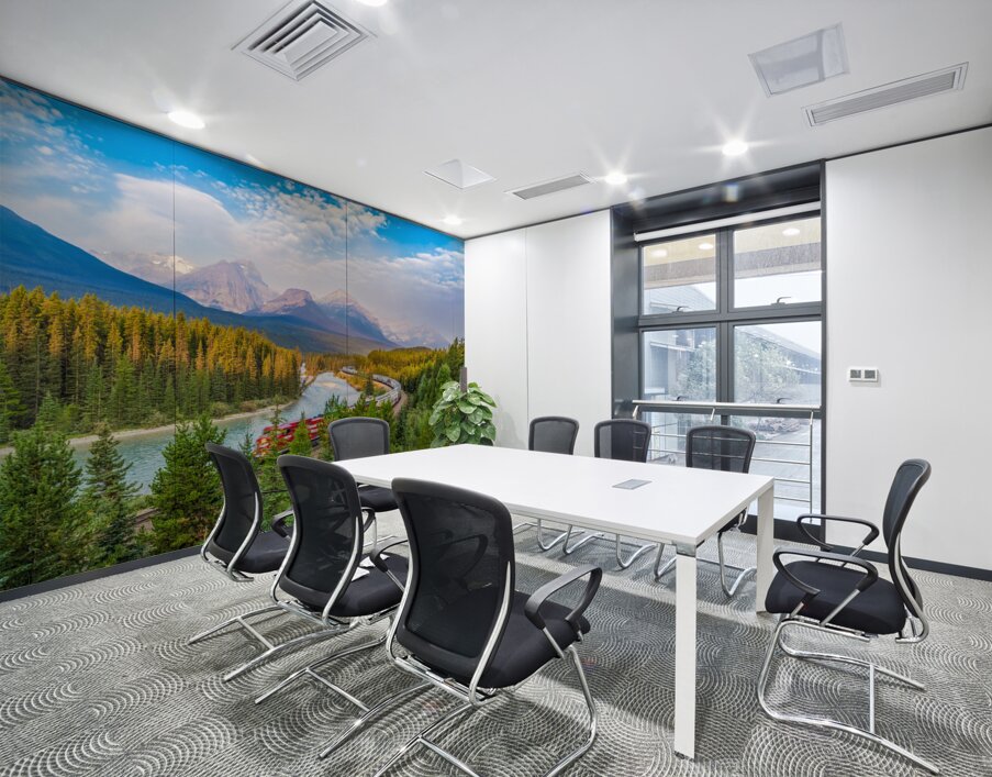 Morants Curve Wall Printing