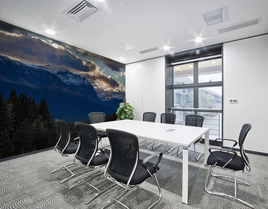 Bow Valley Train Wall Printing