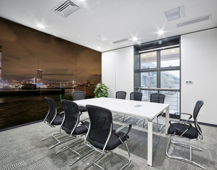 Evening in NY The East River Wall Printing