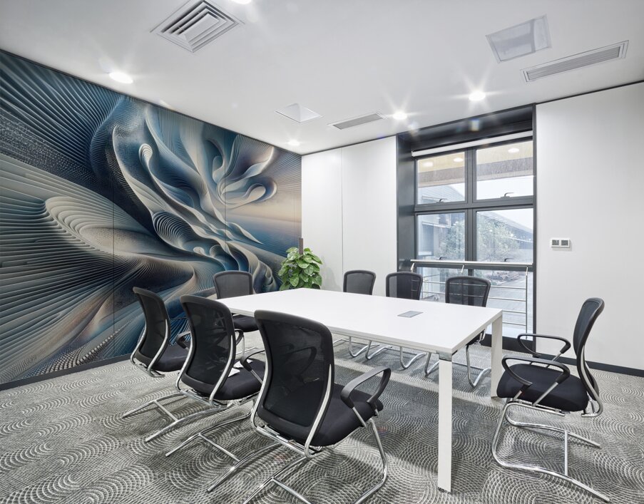 Accretions Wall Printing