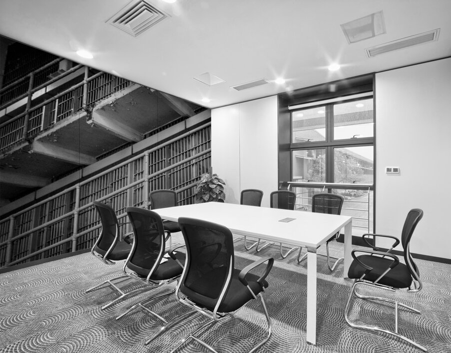 alcatraz cellblock  square 2817 Cellblock 13k Wall Printing