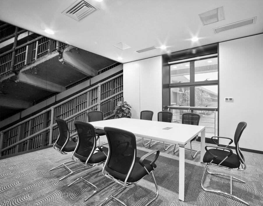 alcatraz cellblock  vertical 2817 Cellblock 13k.j Wall Printing