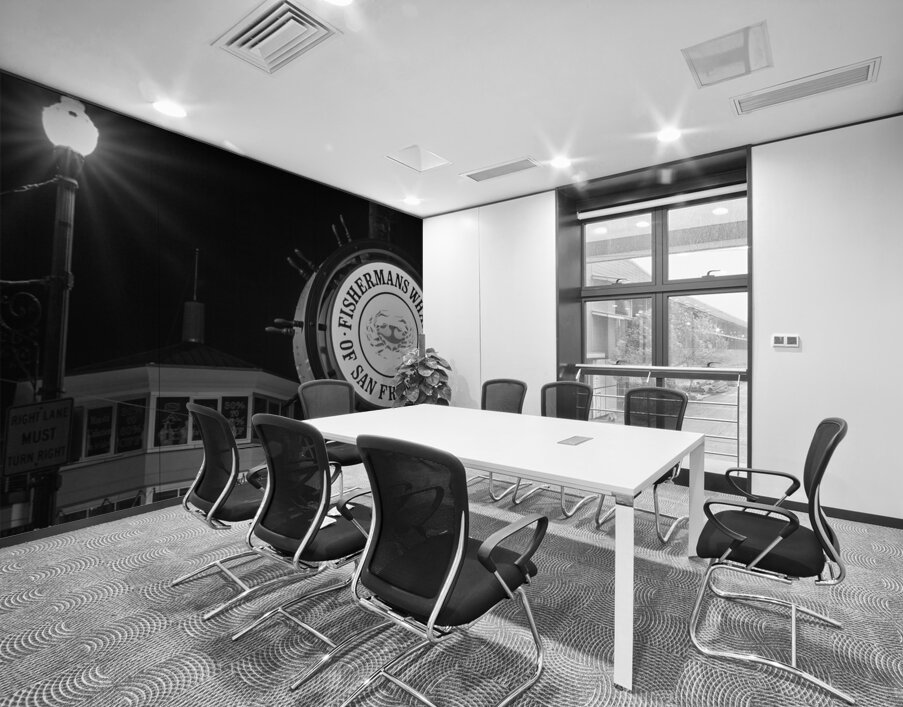 fishermans wharf night  panoramic 2825 Fisherman Wall Printing