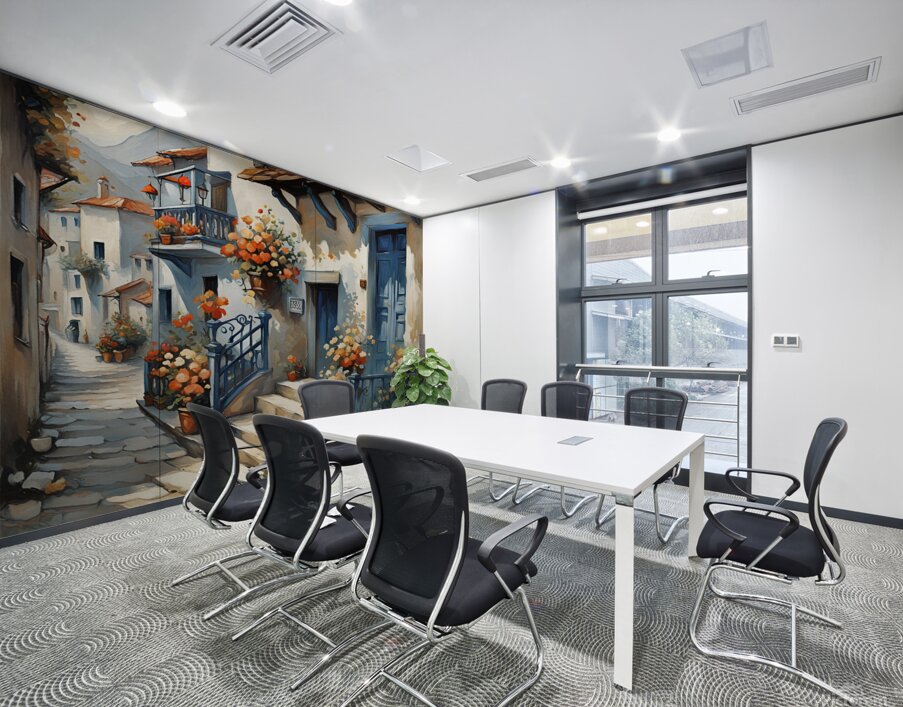 The Village Wall Printing