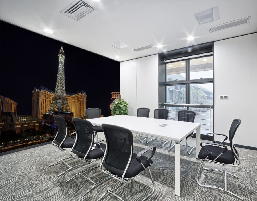 Paris Hotel  Casino at Night   Las Vegas NV SA104 Wall Printing