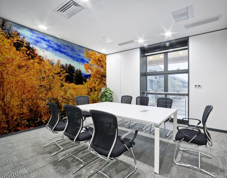 Pumpkin Glen Wall Printing