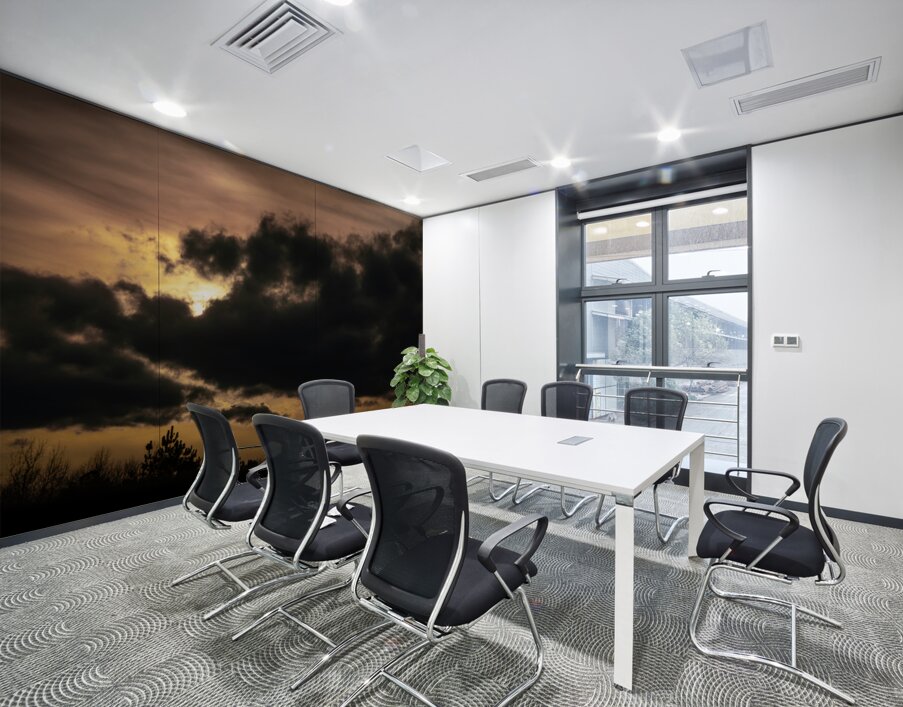The Wonder of Clouds at Sunset Wall Printing