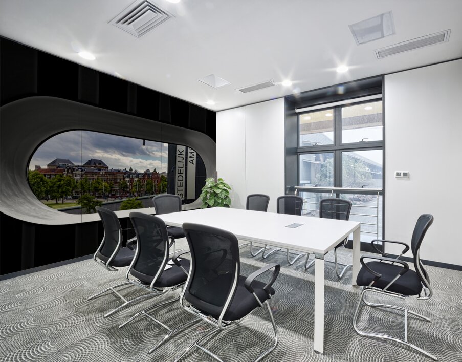 Stedelijk Museum Window in Amsterdam Wall Printing