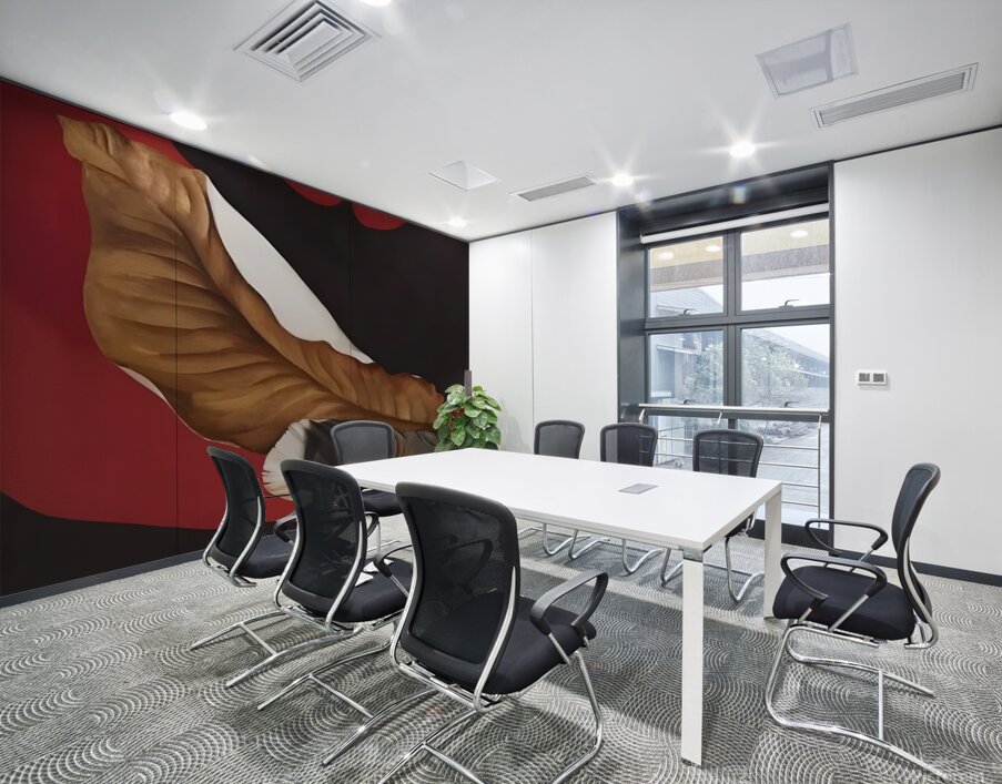 Georgia Okeeffe - Feather And Brown Leaf . A Wall Printing