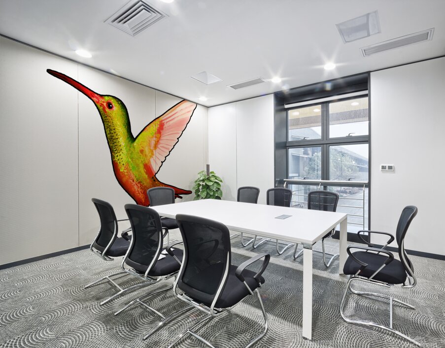 HUMMINGBIRD Wall Printing