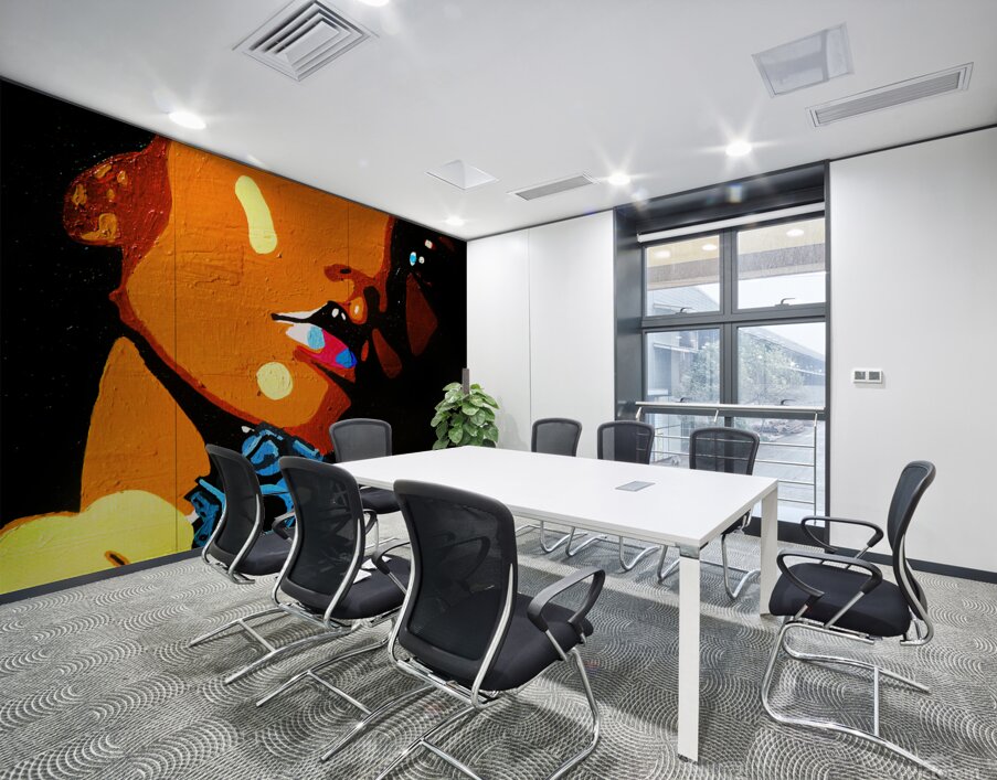 PowerGalz Afro Wall Printing