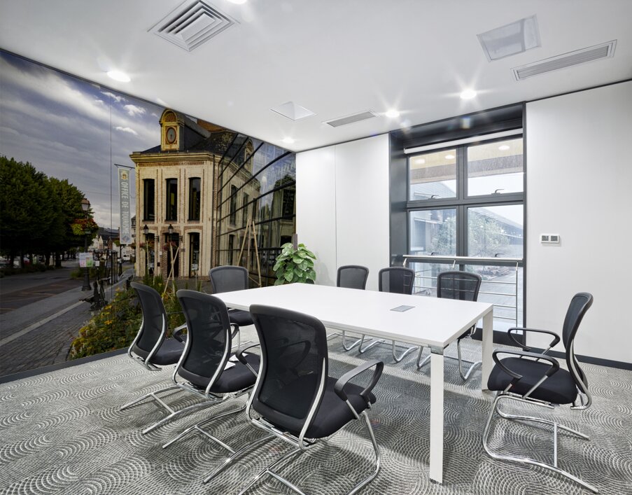 Honfleur Visitor Center Reflections Wall Printing