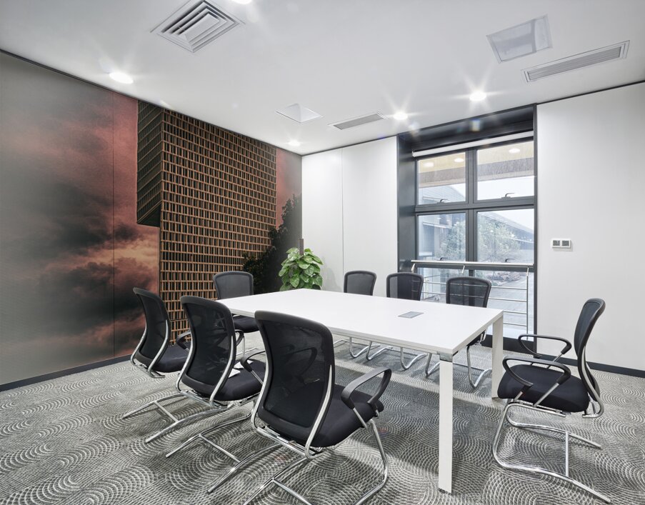 Frankfurt One Skyscraper Sunset Wall Printing