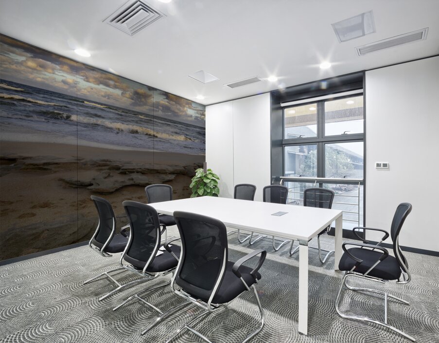 Palm Coast Footprints in the Sand Wall Printing