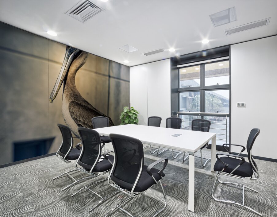 Big Beautiful Strutting Bird Wall Printing