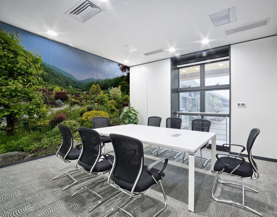 Garden View Wall Printing