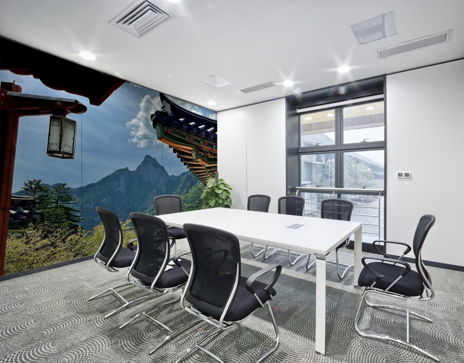 Seoraksan from the Temple Wall Printing