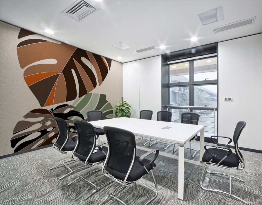 monstera leaves plants simple minimalist backgrou 1708619751.6874 Wall Printing