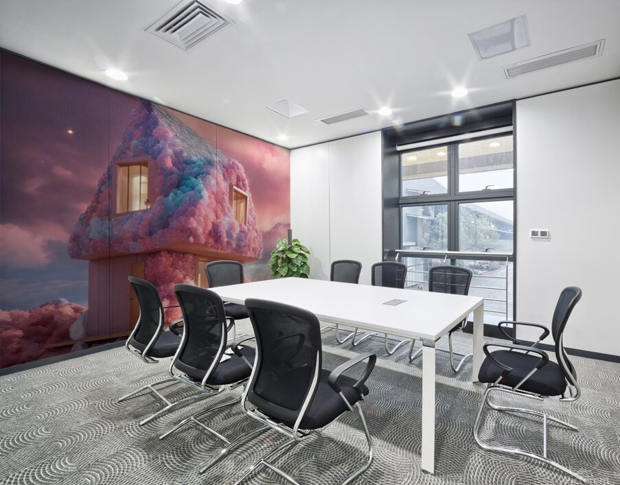 A BEAUTY OF SAFE HOME Wall Printing