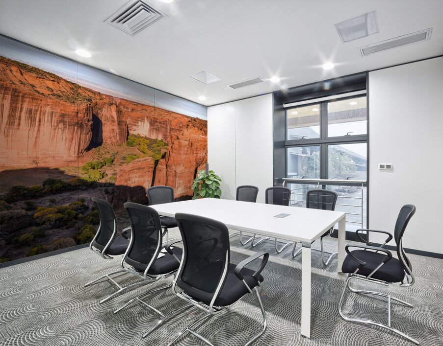 Autumns Embrace: A Morning Reverie at Canyon de Chelly Wall Printing