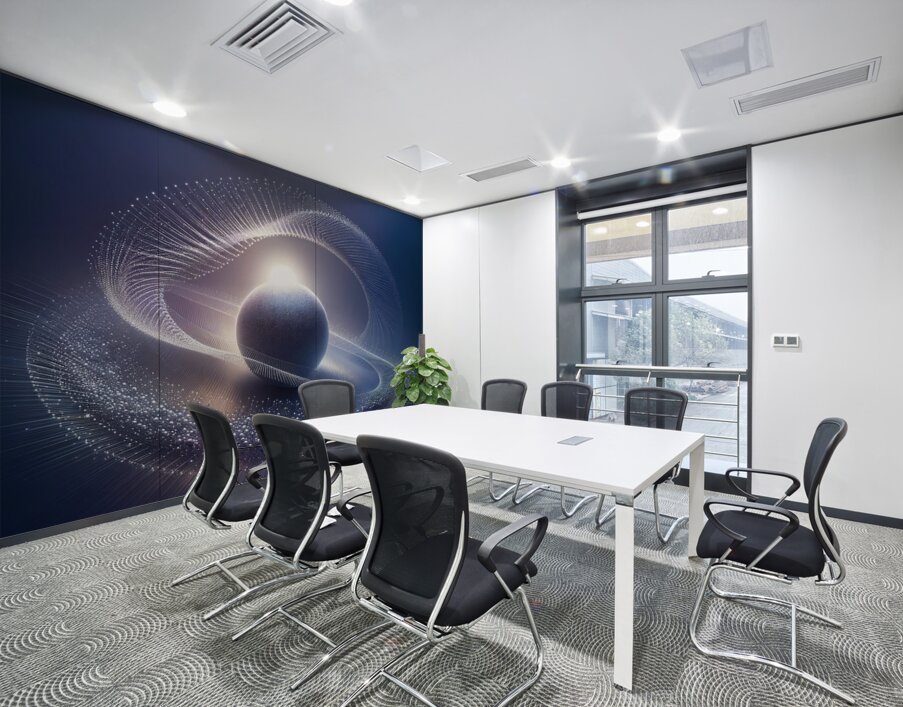 Sweeping Surveillance Wall Printing