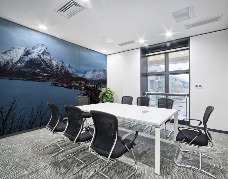 Lofoten Reine Arctic Mountains Landscape Wall Printing