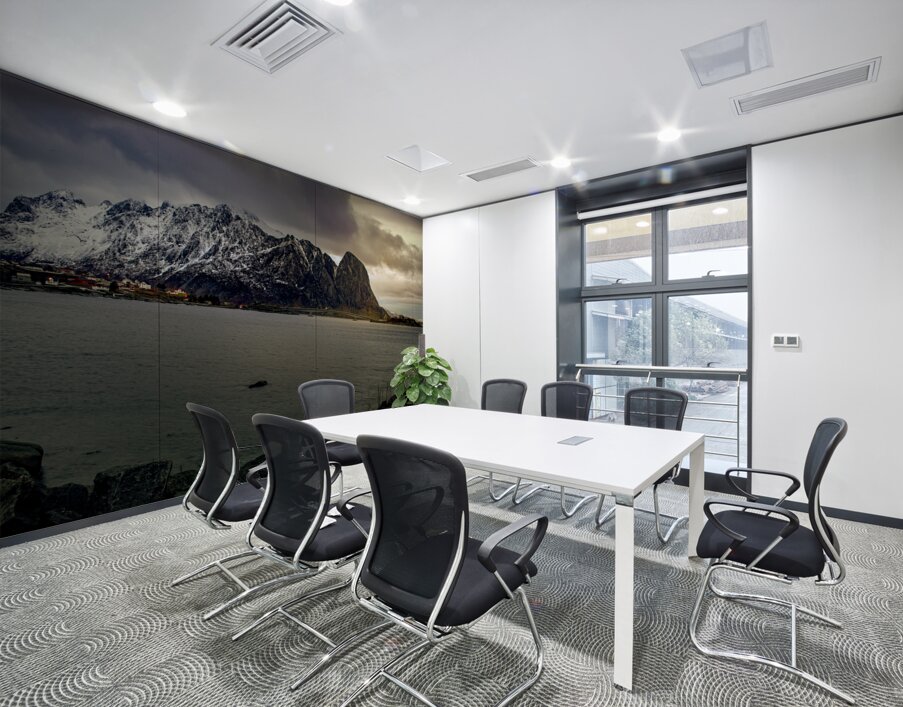 Lofoten  Coastal Road in Winter Wall Printing