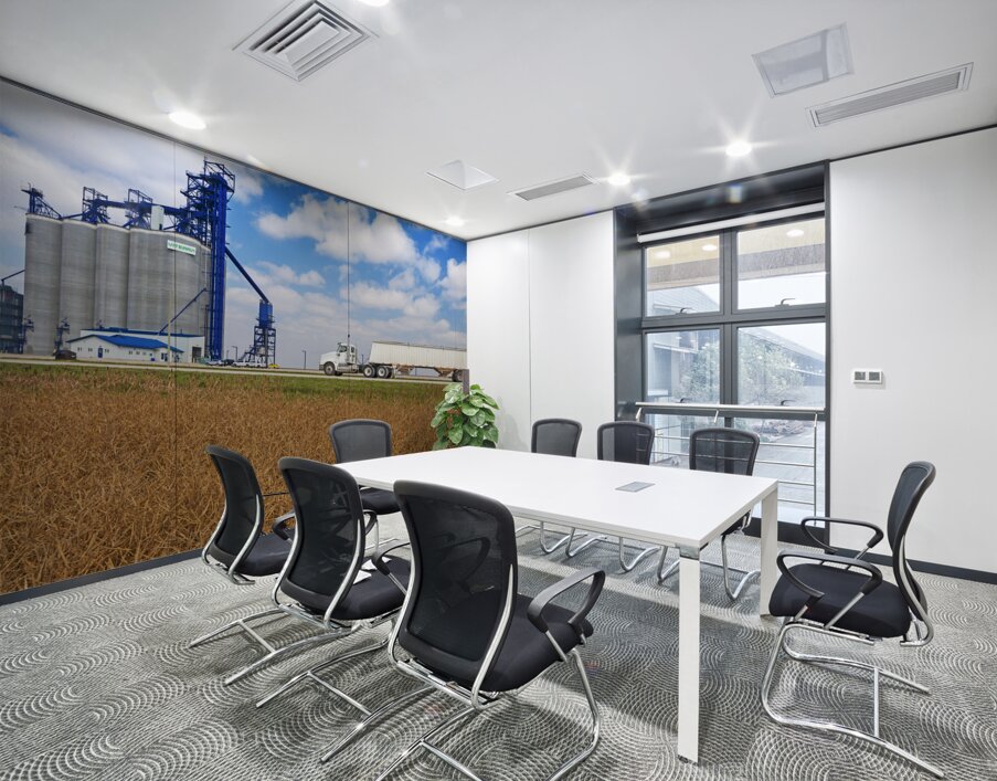 Hauling Crop Wall Printing